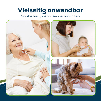 Sensalou wet wipes for adults XXL - 23 x 33 cm